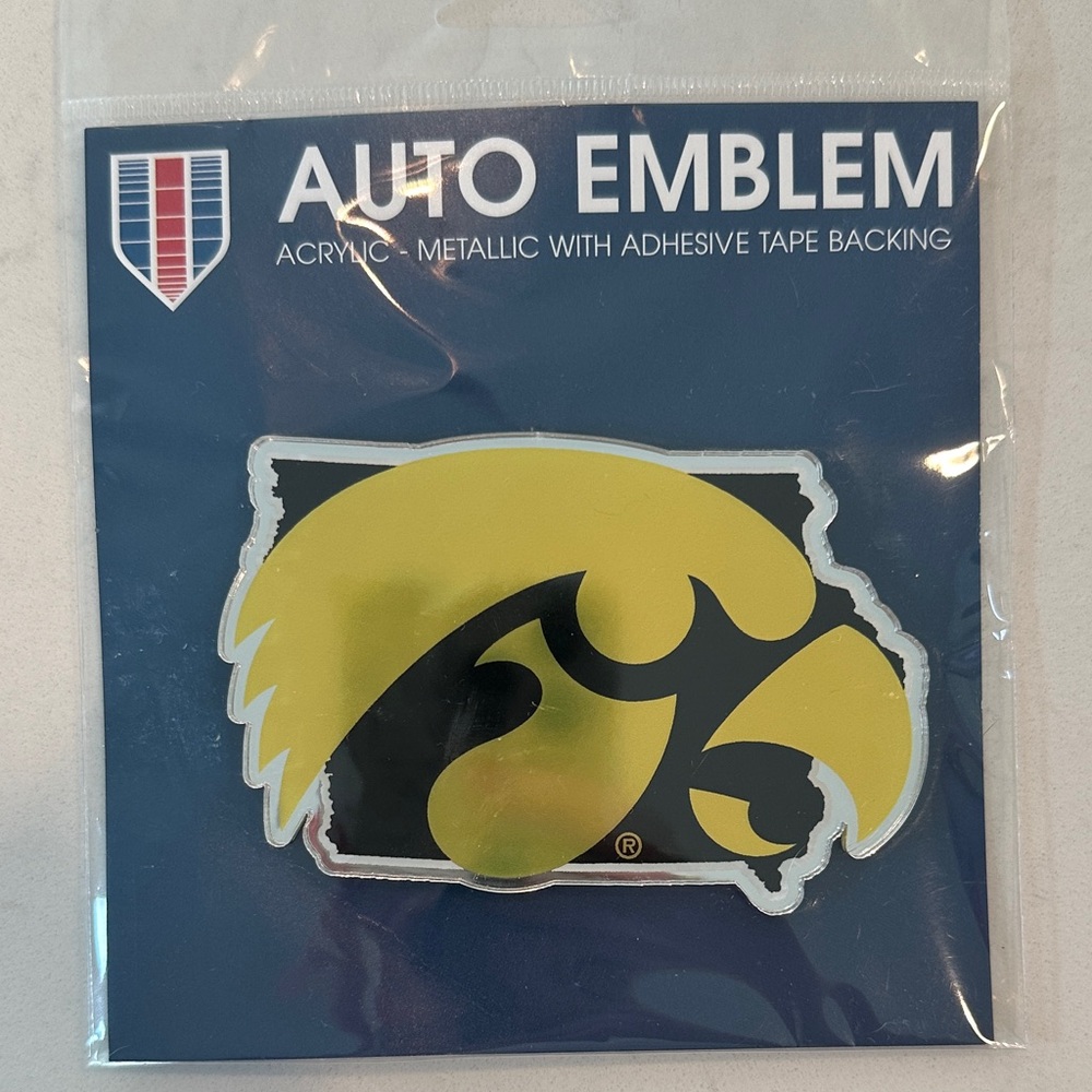 Iowa Hawkeyes Auto Emblem